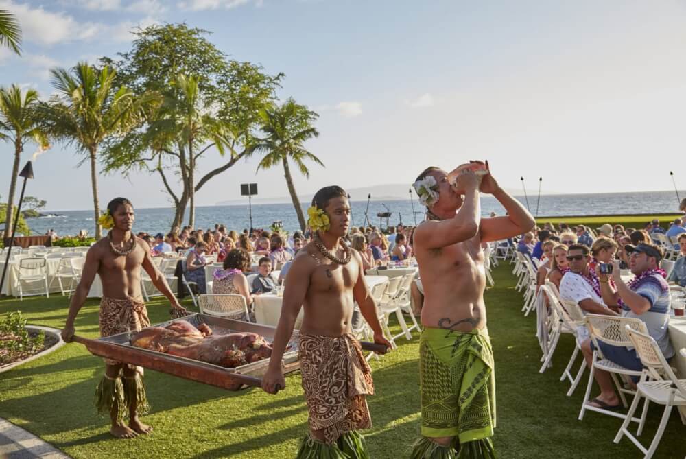 The Best Luau in Maui featured by top Hawaii travel blog, Hawaii Travel with Kids: Head to the Grand Wailea Luau for a fun kid-friendly thing to do on Maui