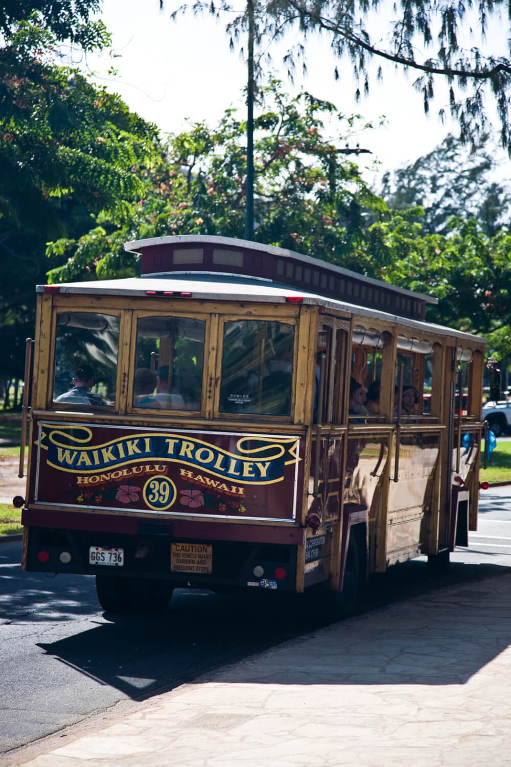 25 Amazing activities in Waikiki with kids featured by top Hawaii blog, Hawaii Travel with Kids: The Waikiki Trolley is an easy way to get around Waikiki on Oahu with kids