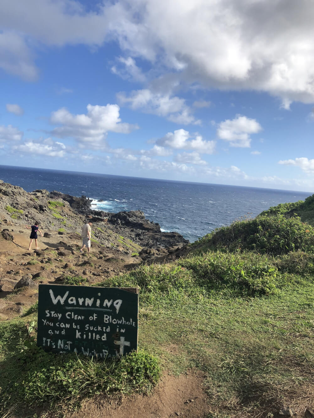 3 Day Maui Itinerary with Kids featured by top Hawaii travel blog, Hawaii Travel with Kids: For a fun Maui attraction for kids, head to Nakalele Blowhole.