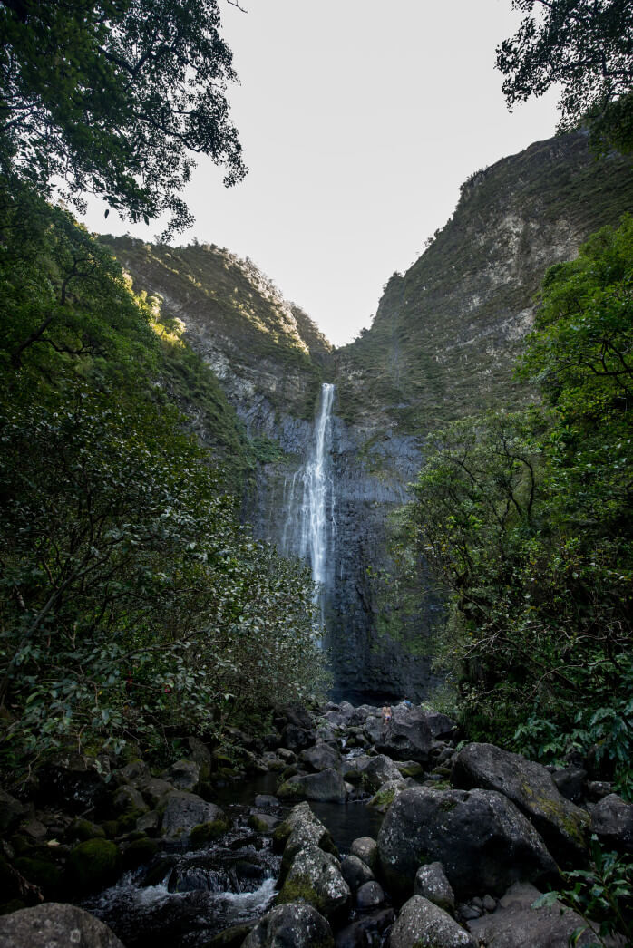 Top 11 Best Kauai Waterfalls you Should Visit featured by top Hawaii travel blog, Hawaii Travel with Kids: You'll do a 4 mile Kauai hike to get to Hanakapiai Falls