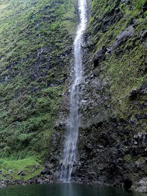 Top 11 Best Kauai Waterfalls you Should Visit featured by top Hawaii travel blog, Hawaii Travel with Kids: Hanakoa Falls is one of the best Kauai waterfalls