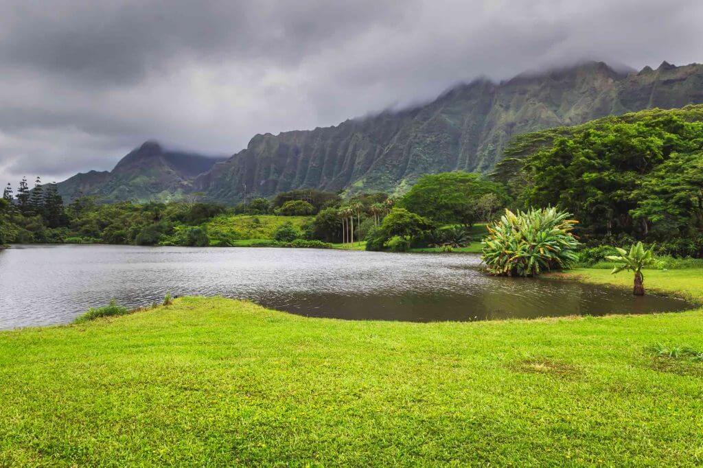 Hoomaluhia Botanical Garden is a free thing to do on Oahu and a popular Oahu photography spot.