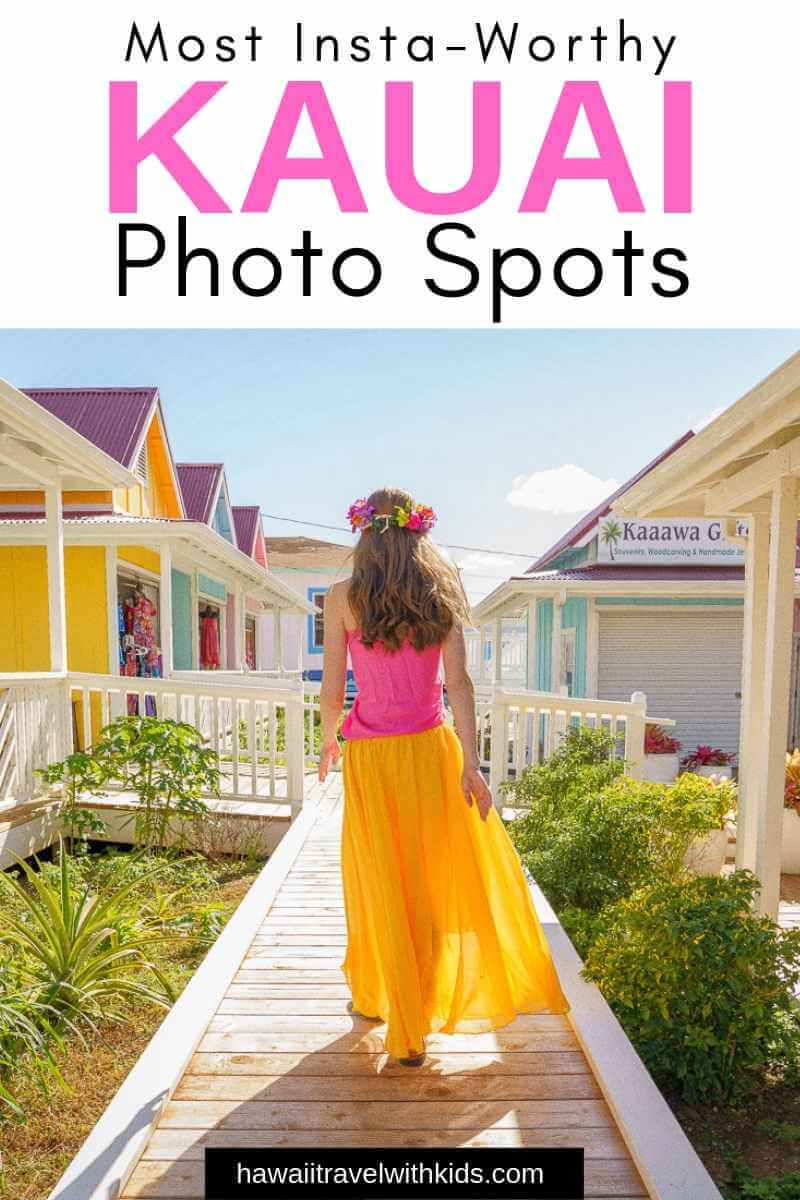 Top 12 Best Photo Opportunities on Kauai featured by top Hawaii travel blog, Hawaii Travel with Kids | Planning a trip to Kauai? Find out all the coolest photo spots on Kauai. Definitely some gorgeous, Insta-worthy Kauai photography locations. #Kauai #hawaii