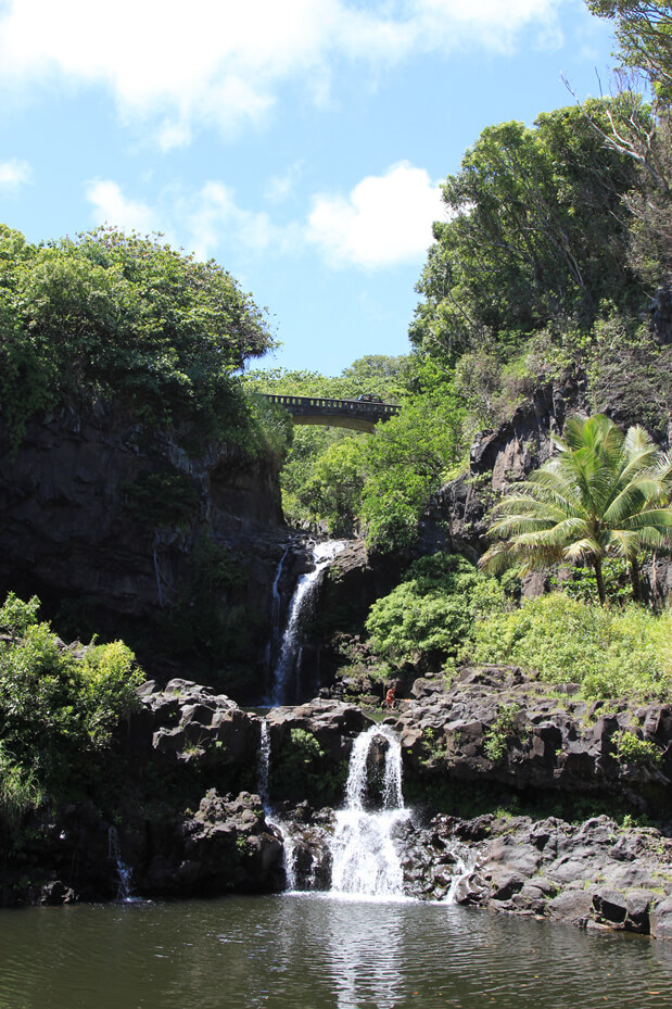 Road to Hana Guide: 15 Things to Know Before You Drive the Road to Hana featured by top Hawaii blog, Hawaii Travel with Kids: Pools at Oheo, Maui, Hawaii--The Pools at Oheo are one of the best Maui waterfalls