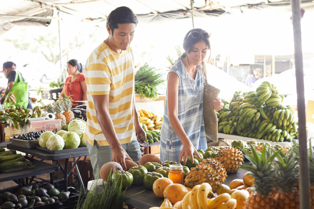 The Best Things to Do in Hilo Hawaii featured by top Hawaii blog, Hawaii Travel with Kids: Hilo Farmers Market on the Big Island