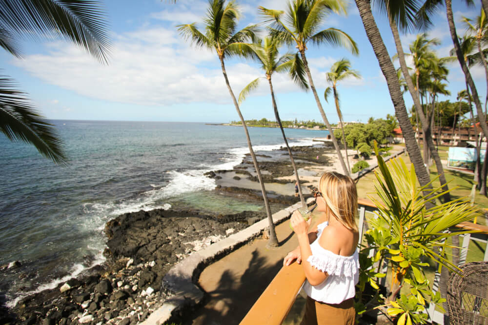 The Best Things to Do in Kona Hawaii featured by top Hawaii blog, Hawaii Travel with Kids: Woman on the Kona Coast