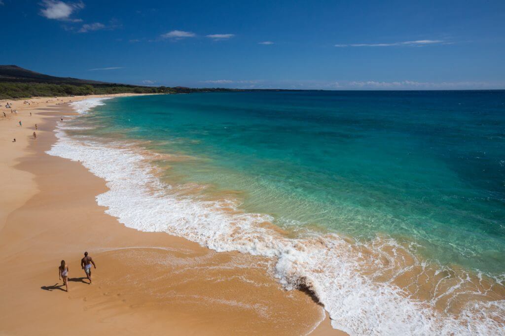 Makena Beach State Park in Wailea, Maui