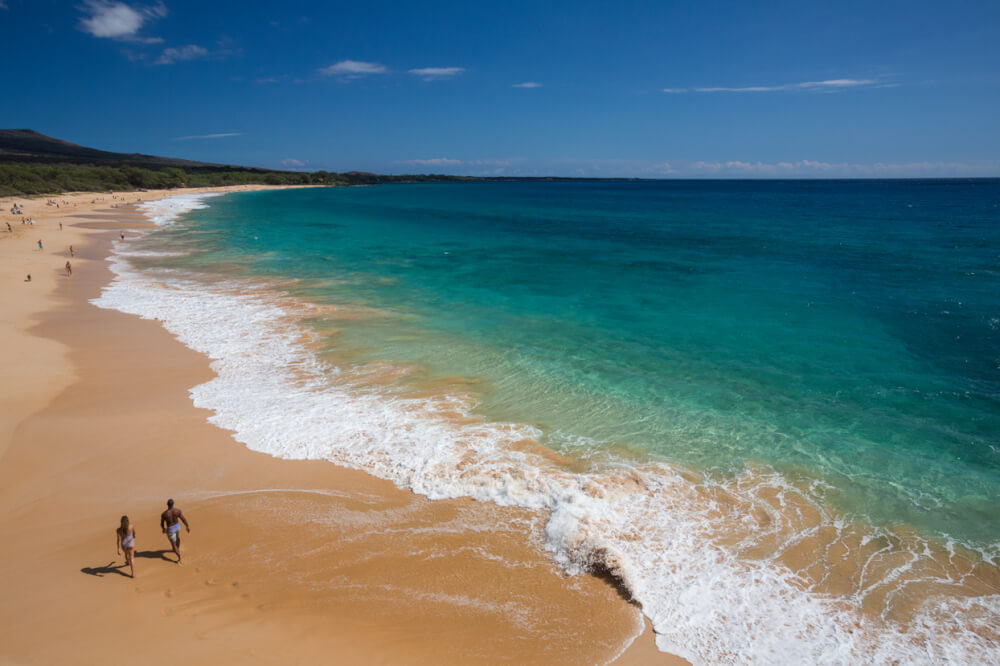 Best Places for Kayaking in Hawaii featured by top Hawaii blogger, Hawaii Travel with Kids: Makena Beach State Park in Wailea, Maui