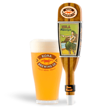 The Best Hawaiian Beer to Enjoy on Maui featured by top Hawaii blog, Hawaii Travel with Kids: Hula Heffeweizen beer from Kona Brewing Co.