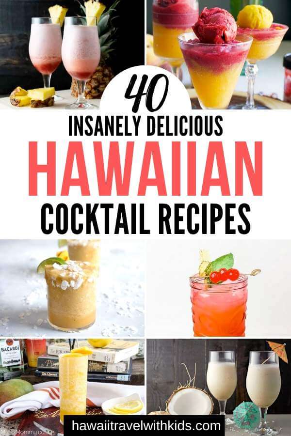 40 Hawaiian Cocktails To Try At Home featured by top Hawaii blog, Hawaii Travel with Kids.