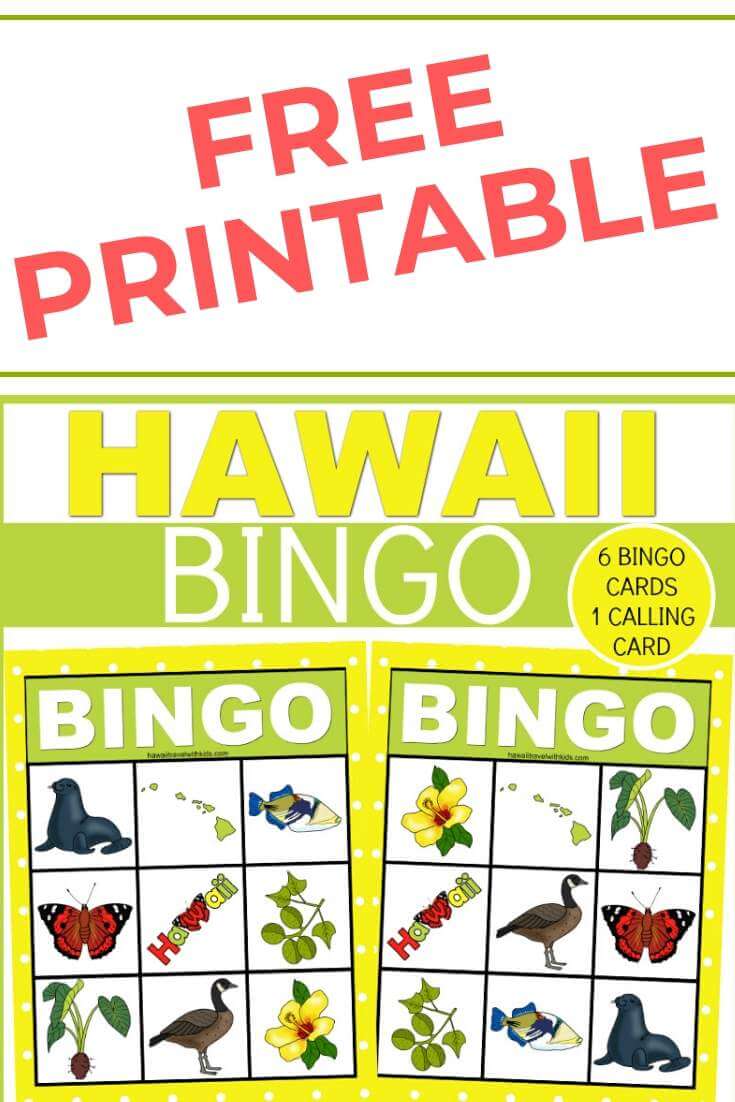 Free Printable Hawaiian Bingo Cards Printable Templates