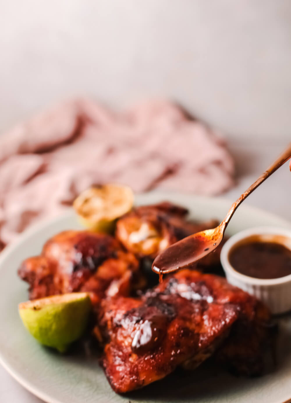 Baked Huli Huli Chicken Recipe featured by top Hawaii blog, Hawaii Travel with Kids.