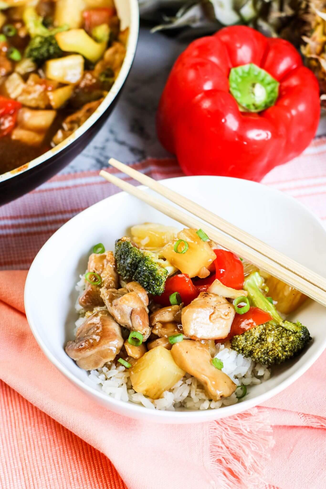 Pineapple Chicken Stir Fry Recipe Hawaii Travel with Kids