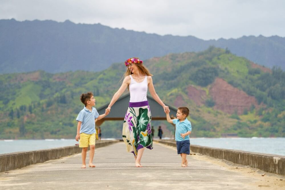 Top 12 Best Photo Opportunities on Kauai featured by top Hawaii travel blog, Hawaii Travel with Kids: Up on the North Shore, Hanalei is a one of the best photo opportunities on Kauai.