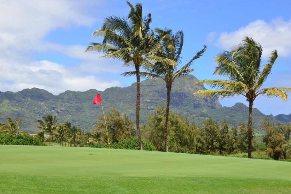 Top 25 Things to do in Poipu, Kauai featured by top Hawaii blog, Hawaii Travel with Kids: Poipu Bay golf course on Kauai