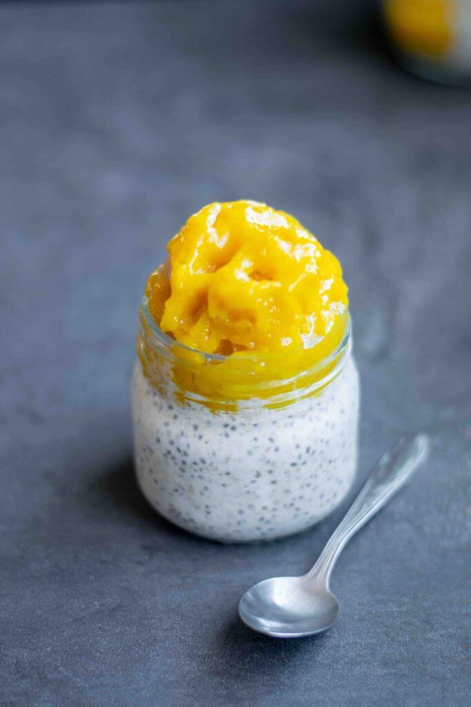 Mango Chia Pudding from Hawaii blog Hawaii Travel with Kids