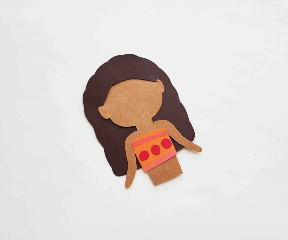 Moana Paper Doll Disney Craft from Hawaii Travel with Kids