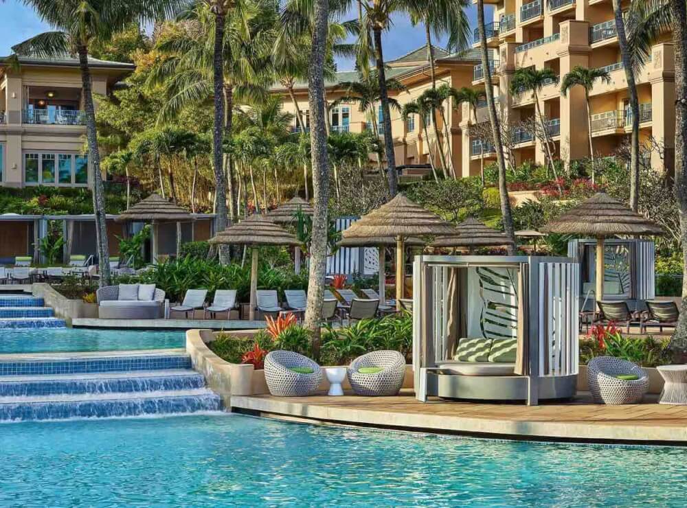 Top 5 Best Maui Luxury Hotels featured by top Hawaii blogger, Hawaii Travel with Kids: Ritz-Carlton Kapalua is a stunning honeymoon resort in Maui