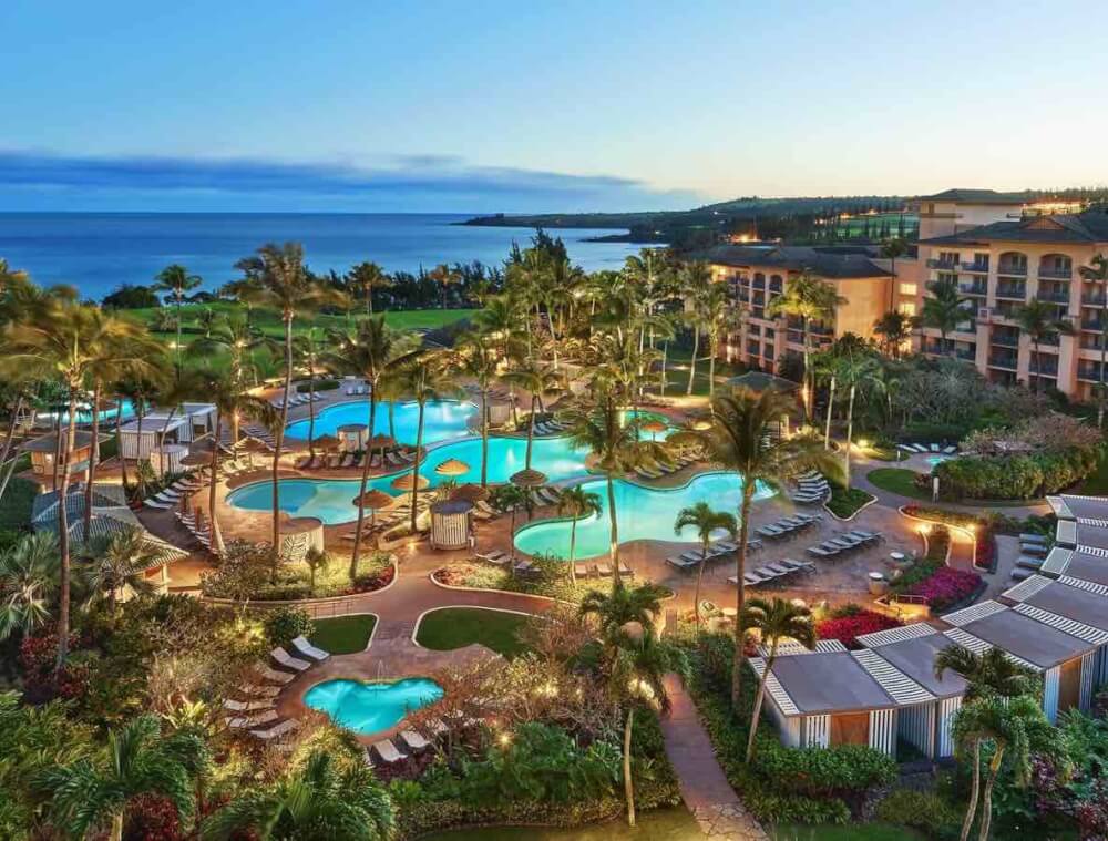 Top 5 Best Maui Luxury Hotels featured by top Hawaii blogger, Hawaii Travel with Kids: The Ritz-Carlton Kapalua is a secluded Maui honeymoon resort