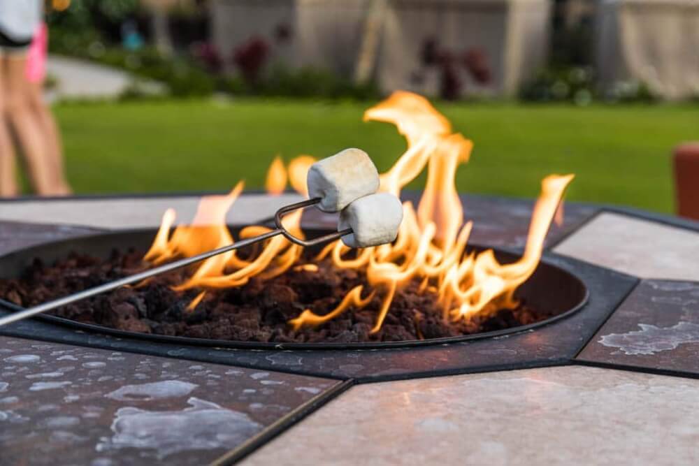 Roasting Marshmallows at Koloa Landing Resort