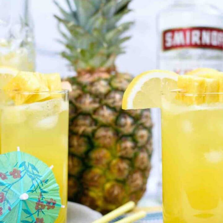 Tropical Cocktails Pineapple Vodka Lemonade Hawaii Travel With Kids