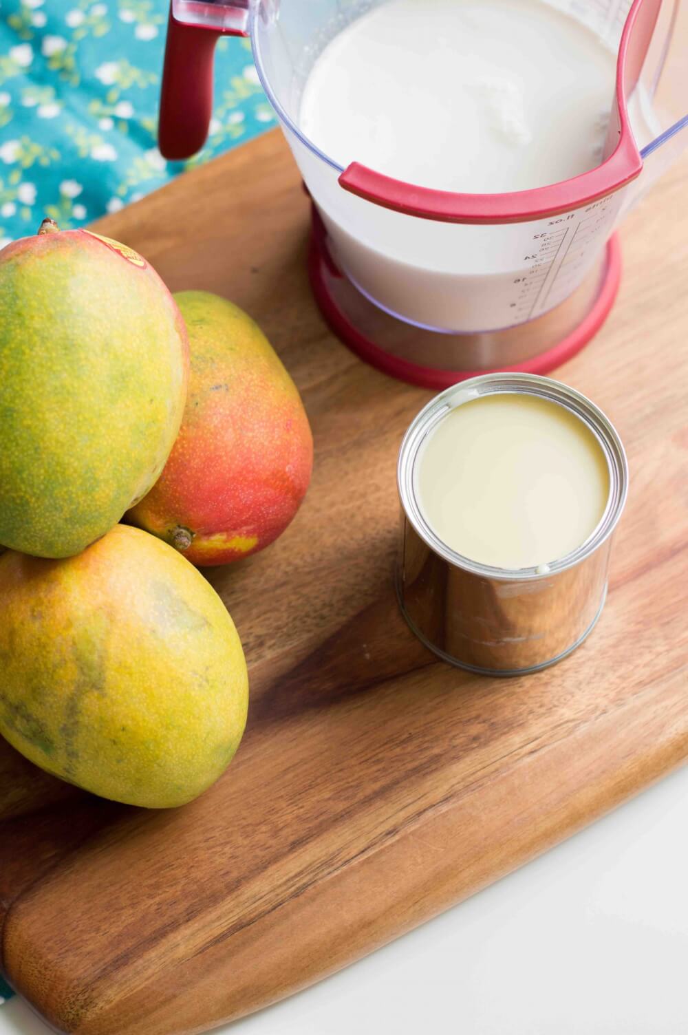 No Churn Homemade Mango Ice Cream Recipe by top Hawaii blog Hawaii Travel with Kids