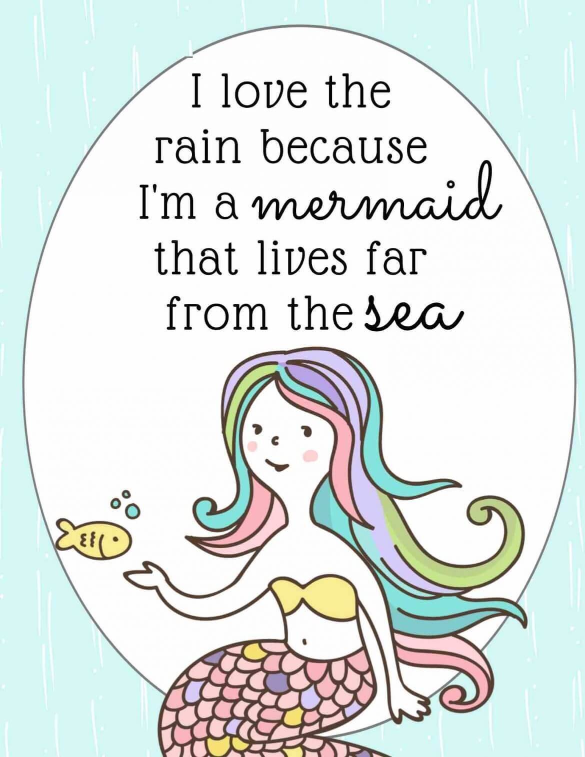 Free Mermaid Printables for Kids - Hawaii Travel with Kids