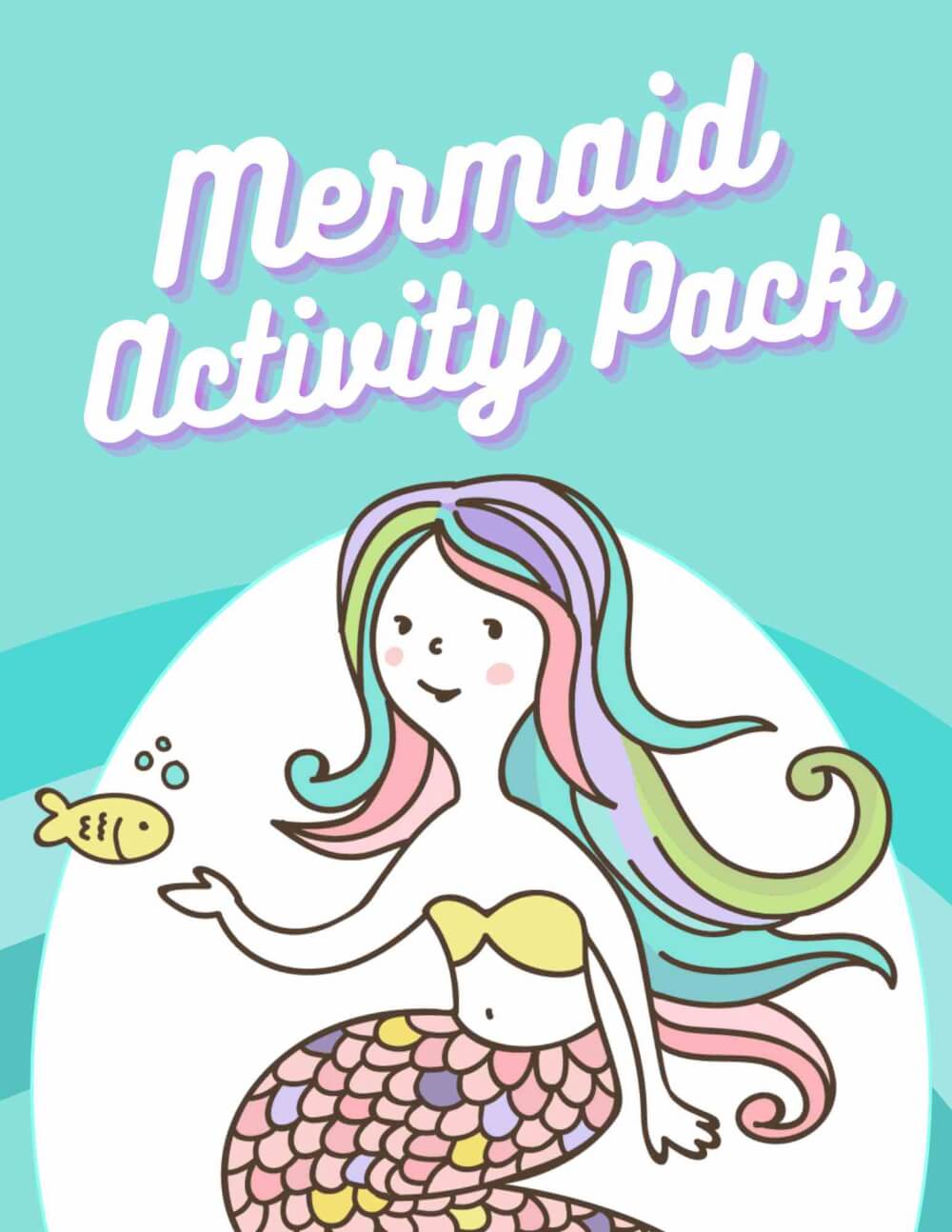 Mermaid Activity Pack Free Kids Printable by top Hawaii blog Hawaii Travel with Kids