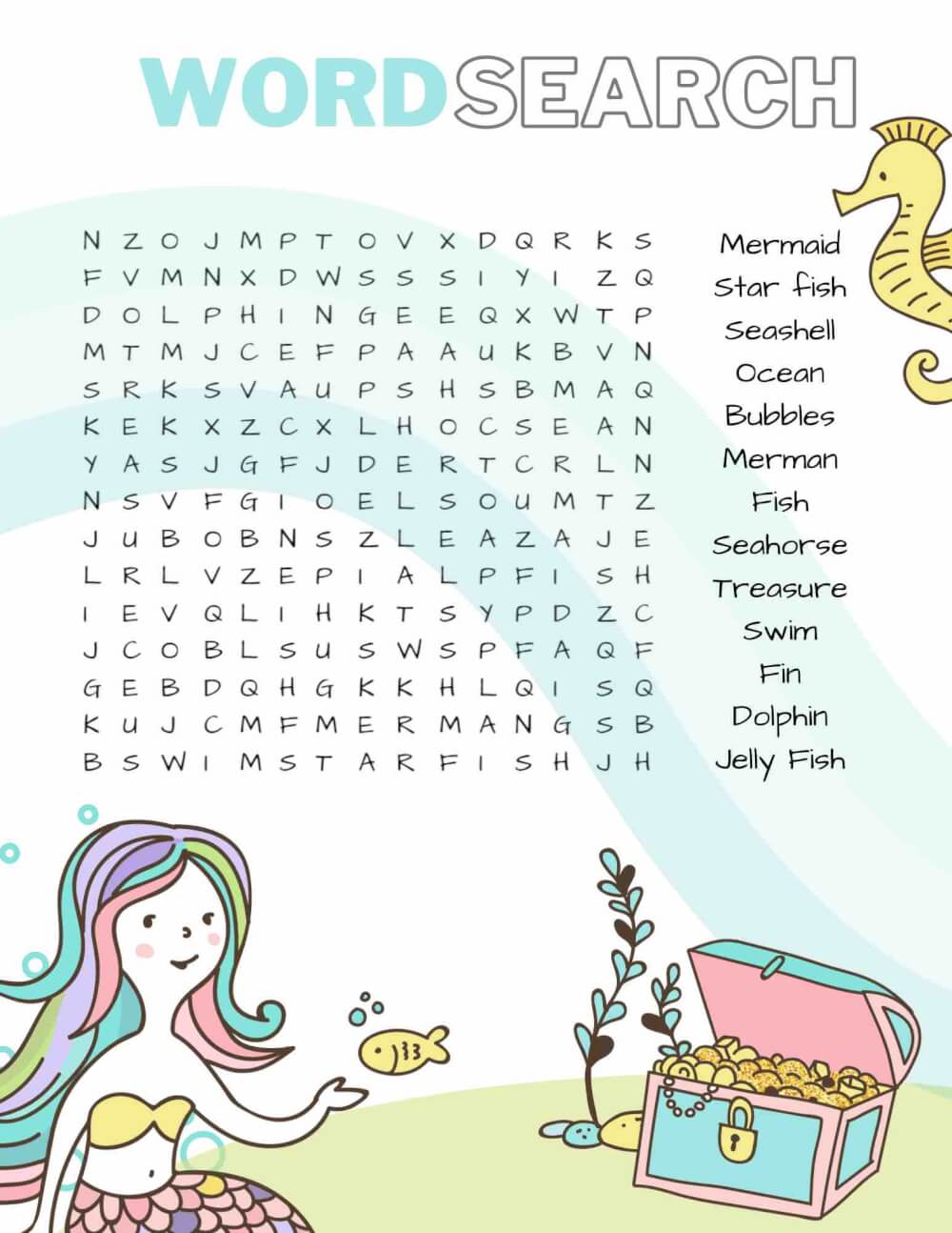 Make a Mermaid Craft for Kids Mermaid Printable Activity 