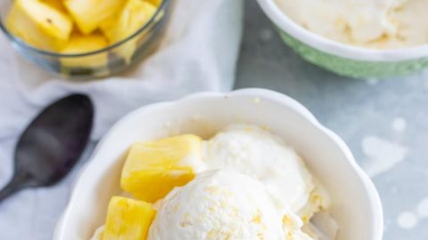 Homemade pineapple ice discount cream