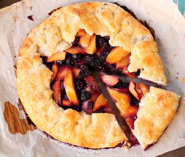 Best Mango dessert recipes by top Hawaii blog Hawaii Travel with Kids: Mango, Blueberry and Ginger Galette on board