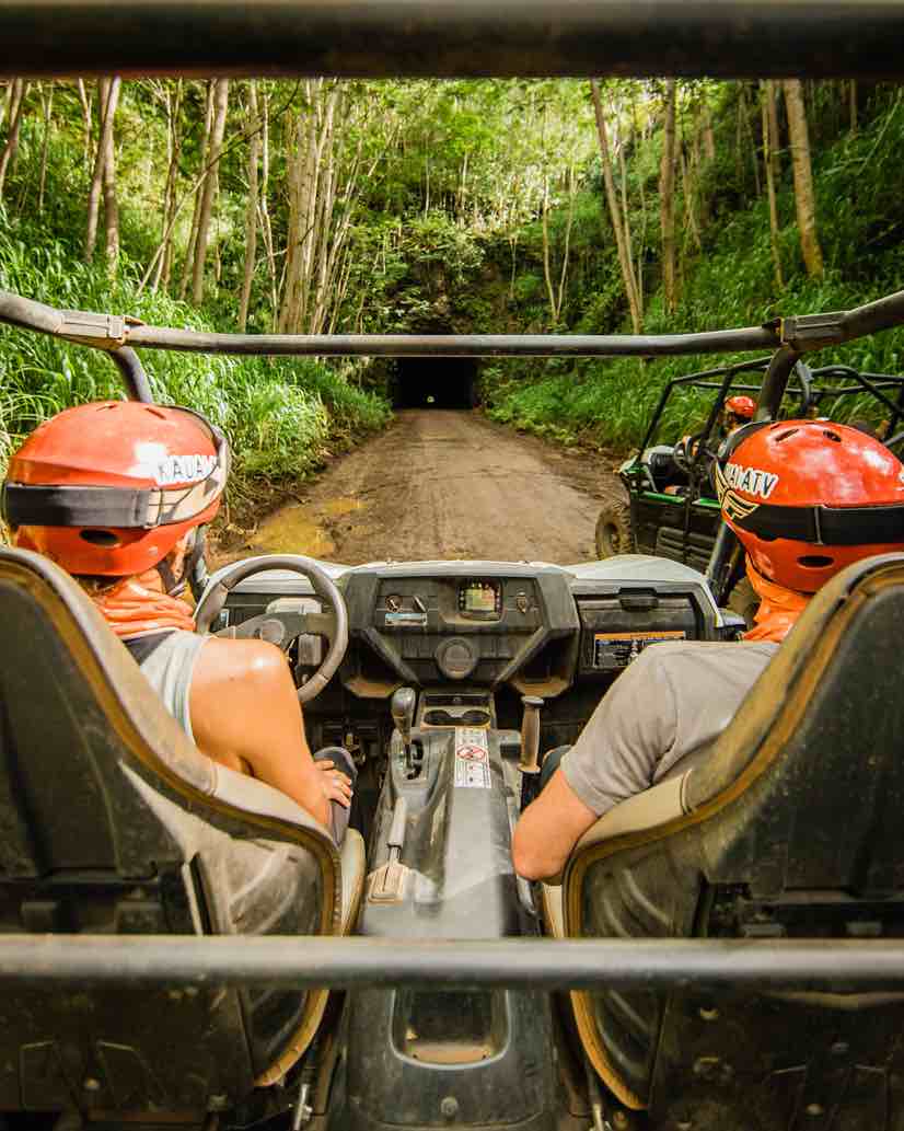 101 Best Things to Do on Kauai with Kids featured by top Hawaii blog, Hawaii Travel with Kids: One of the best things to do on Kauai is a Kauai ATV tour