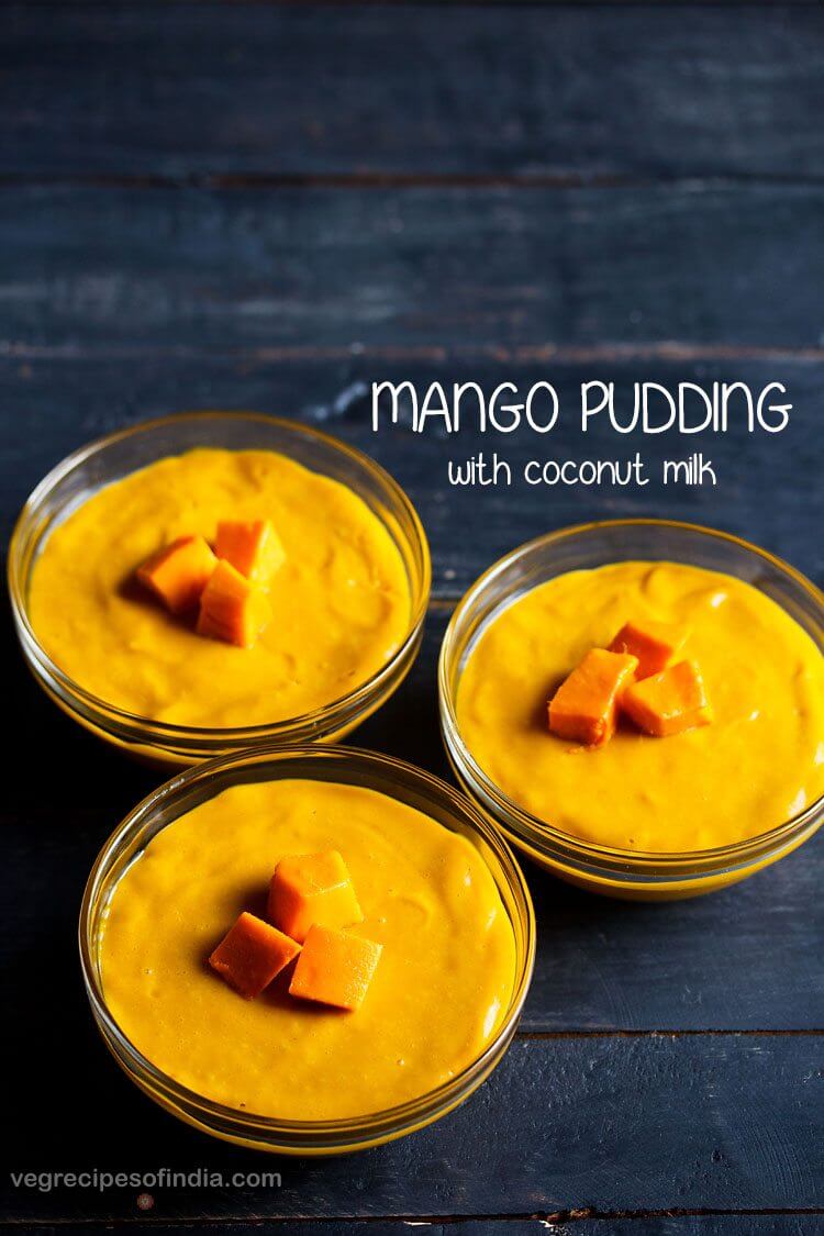 Best Mango dessert recipes by top Hawaii blog Hawaii Travel with Kids: mango pudding recipe