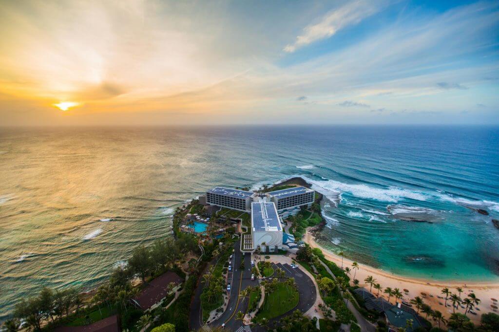 Image of Turtle Bay Resort on Oahu.