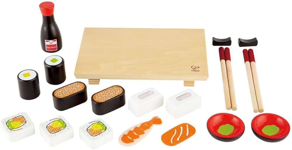 Hawaiian toys and Hawaiian gifts for kids by top Hawaii blogger Hawaii Travel with Kids: Kids sushi playfood set