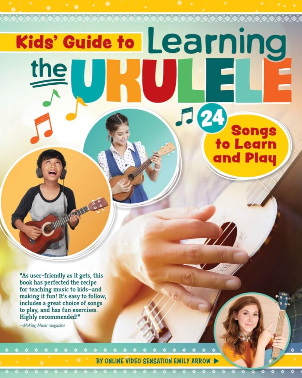 Find out the best kids ukulele book to buy in this ukulele guide by top Hawaii blog Hawaii Travel with Kids. Image of a Kids Guide to Learning the Ukulele