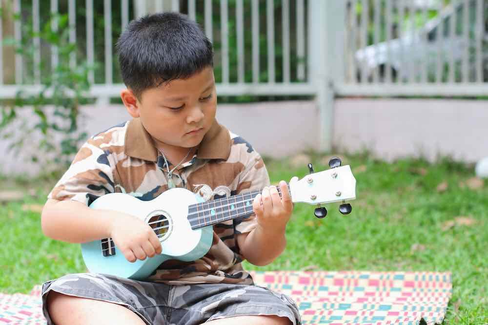 Kids of all ages love playing the ukulele