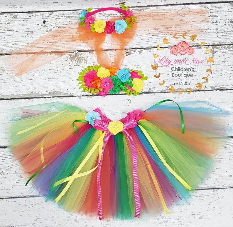 Hawaiian toys and Hawaiian gifts for kids by top Hawaii blogger Hawaii Travel with Kids: Hula Luau Birthday Outfit First Luau Birthday Tutu Outfit image 0