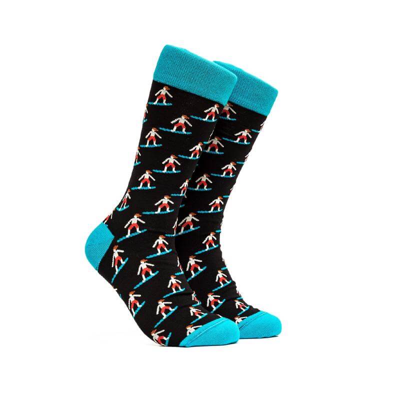 Hawaii Surfing Gifts featured by top Hawaii blog, Hawaii Travel with Kids: Surfing Socks Mens Gift Groomsmen Crew Socks Best Gift For Him image 0