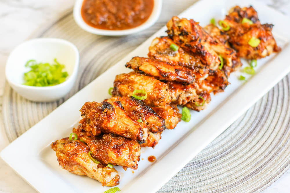Air Fryer Hawaiian BBQ Chicken Wings Recipe featured by top Hawaii blogger, Hawaii Travel with Kids: Learn how to make this Air Fryer Hawaiian BBQ Chicken Recipe by top Hawaii blog Hawaii Travel with Kids.