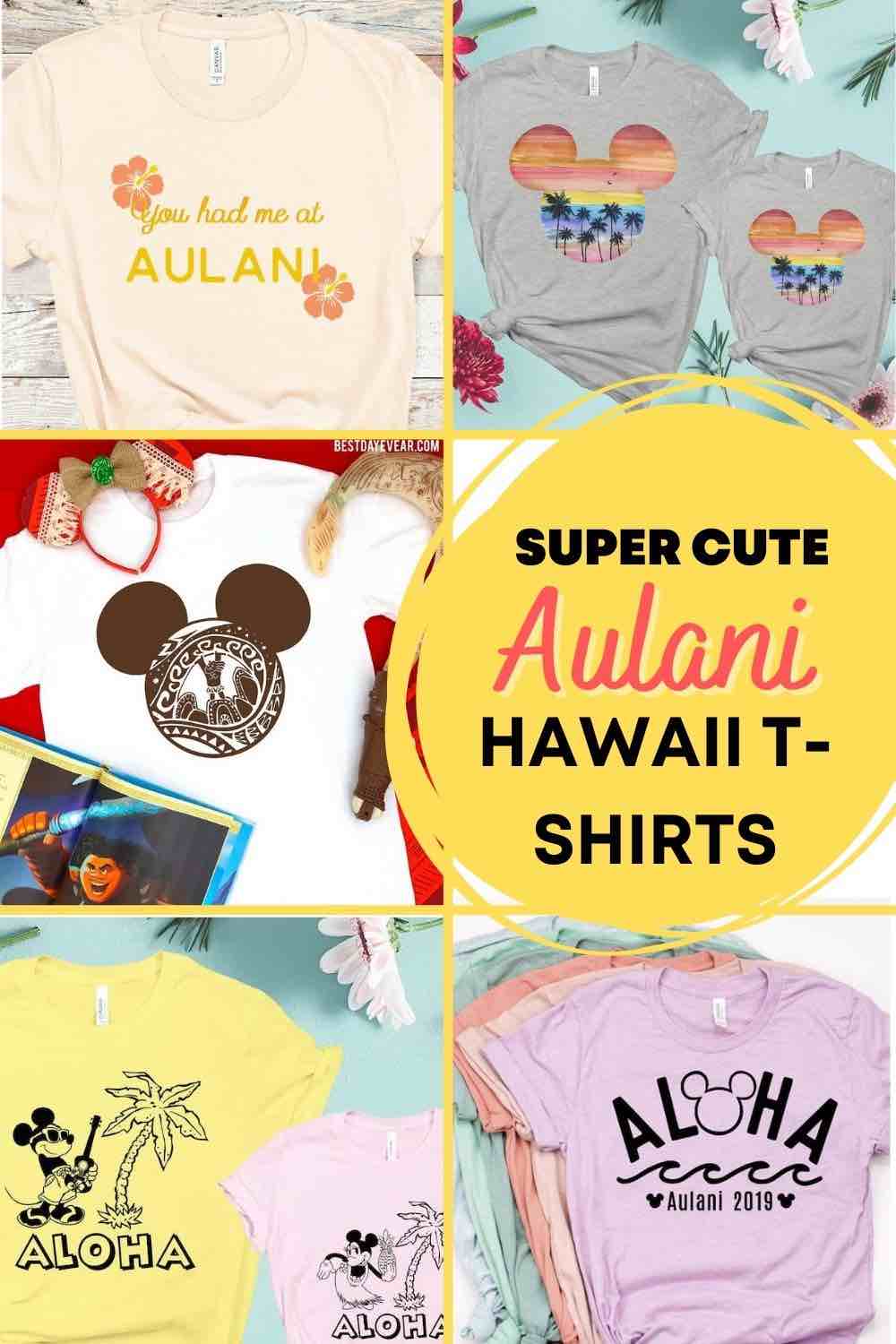 Find out the cutest Disney Aulani t-shirts to buy before your trip to Disney's Aulani Resort in Hawaii by top Hawaii blog Hawaii Travel with Kids