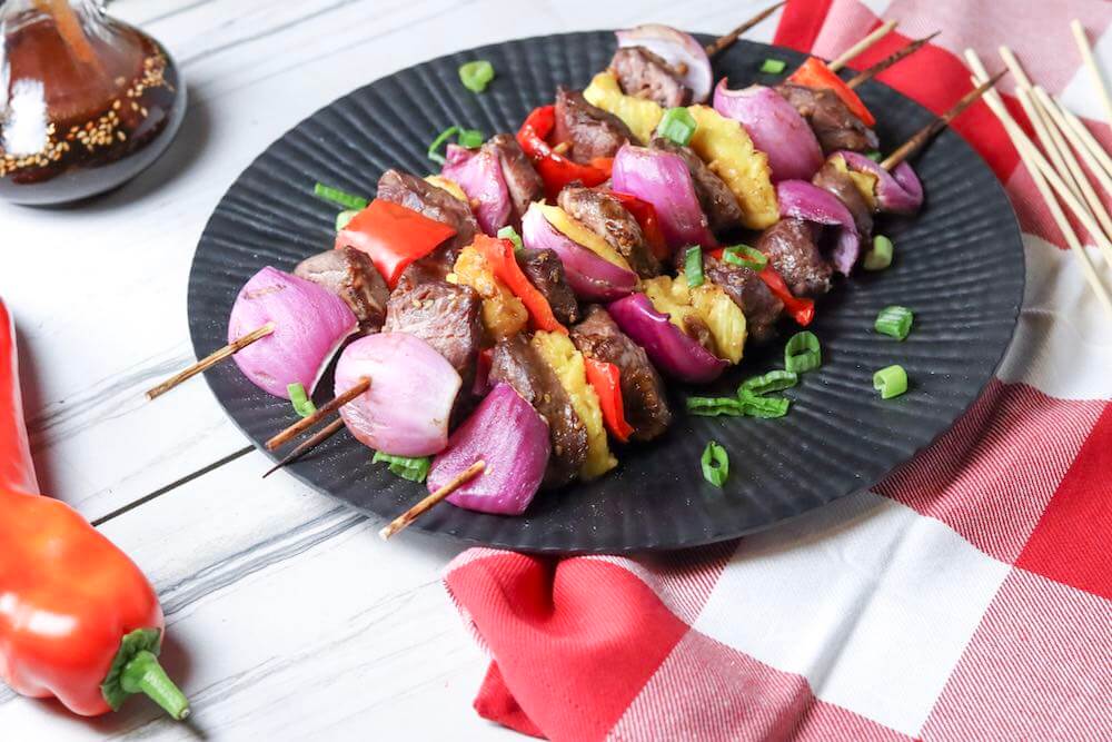 Hawaiian Teriyaki Beef Skewers Recipe | Hawaii Travel with Kids