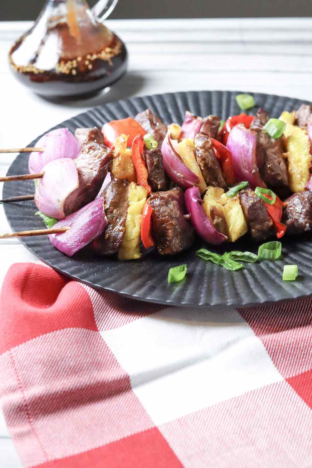 Hawaiian Teriyaki Beef Skewers Recipe featured by top Hawaii blogger, Hawaii Travel with Kids: Hawaiian Teriyaki Beef Skewers by top Hawaii blog Hawaii Travel with Kids