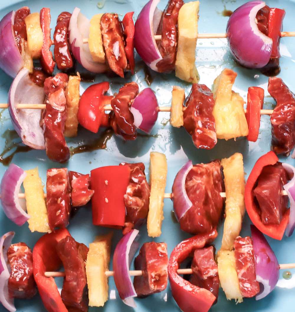 Hawaiian Teriyaki Beef Skewers Recipe | Hawaii Travel with Kids