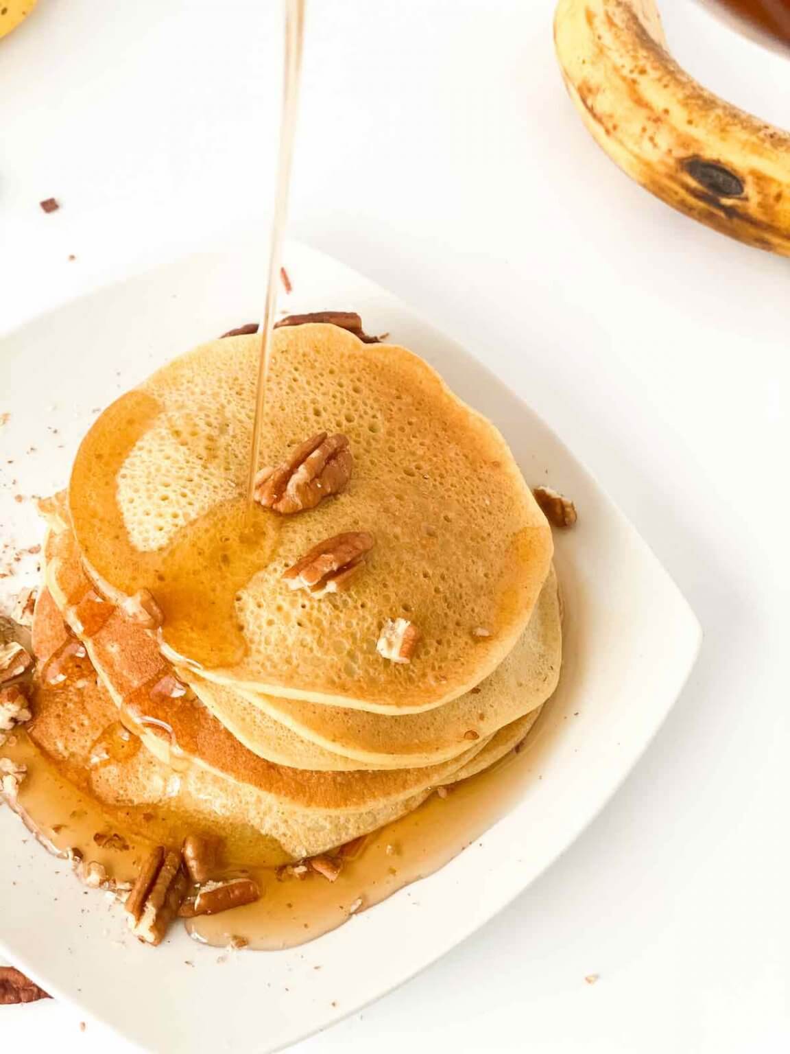 Gluten Free + Dairy Free Banana Pancakes Recipe Hawaii Travel with Kids