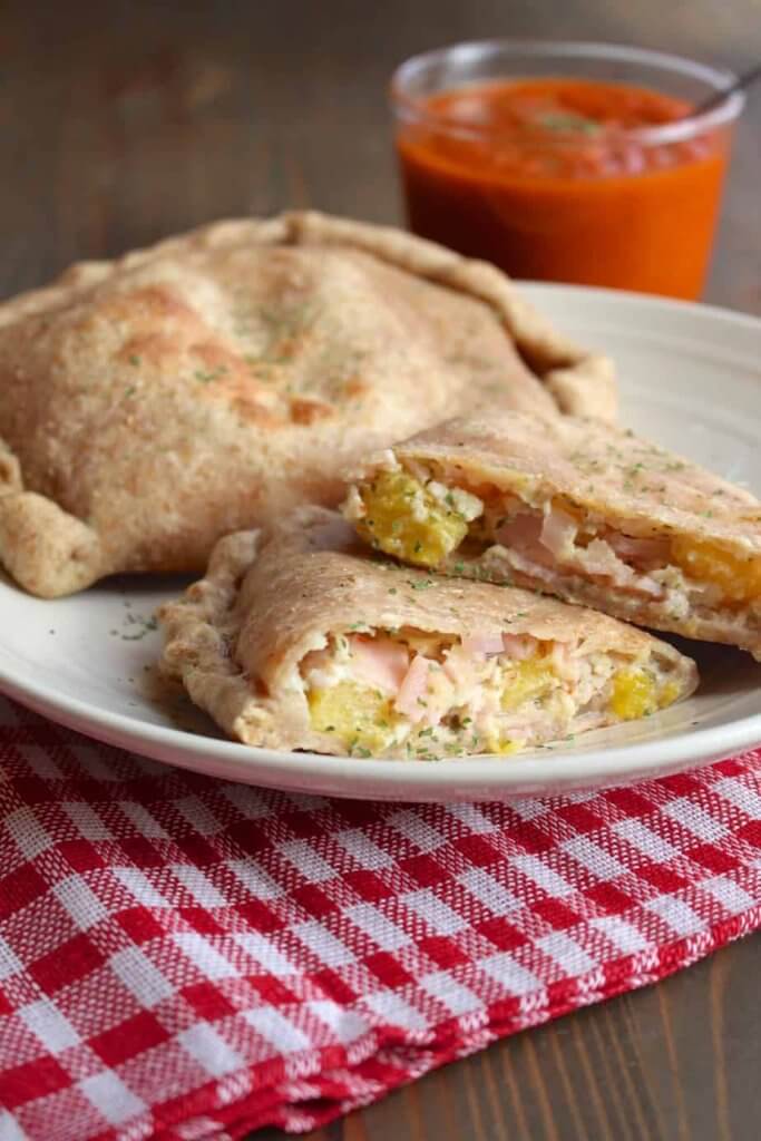 Ham and Pineapple Calzones