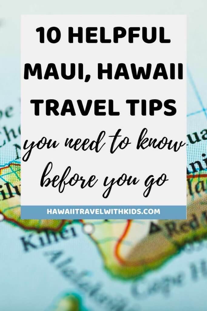 maui travel advice