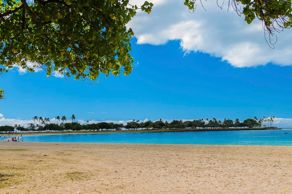 Image of Ala Moana Beach Park on Oahu