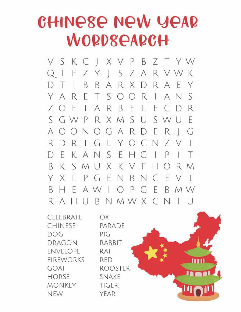 Luna New Year (Chinese New Year) - Page 1 - Free Teaching Resources - Print  Play Learn