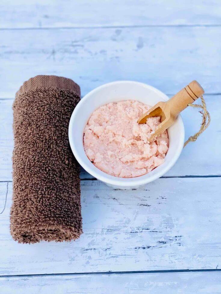 Pink Himalayan Salt Scrub Recipe